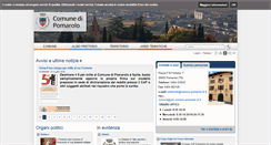 Desktop Screenshot of comune.pomarolo.tn.it