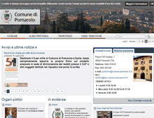 Tablet Screenshot of comune.pomarolo.tn.it